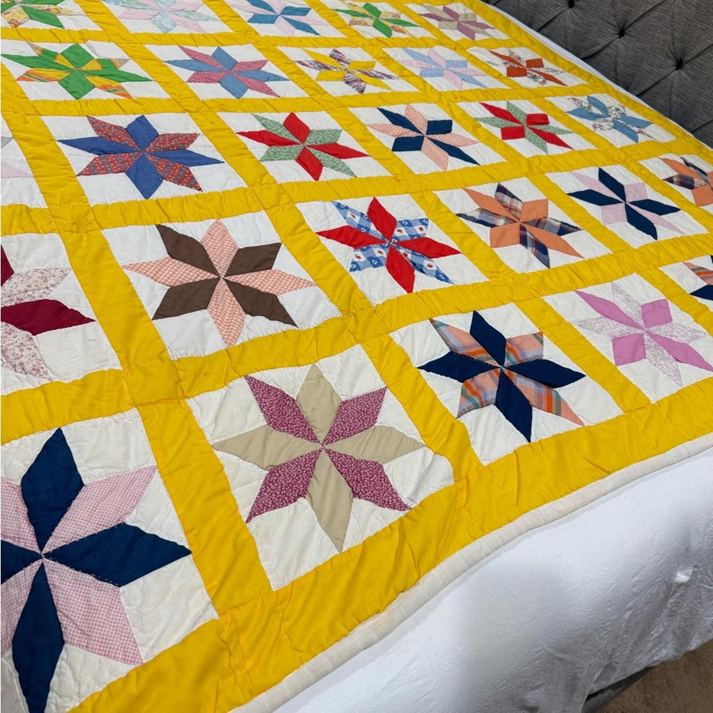 Handmade 8 Point Star Quilt