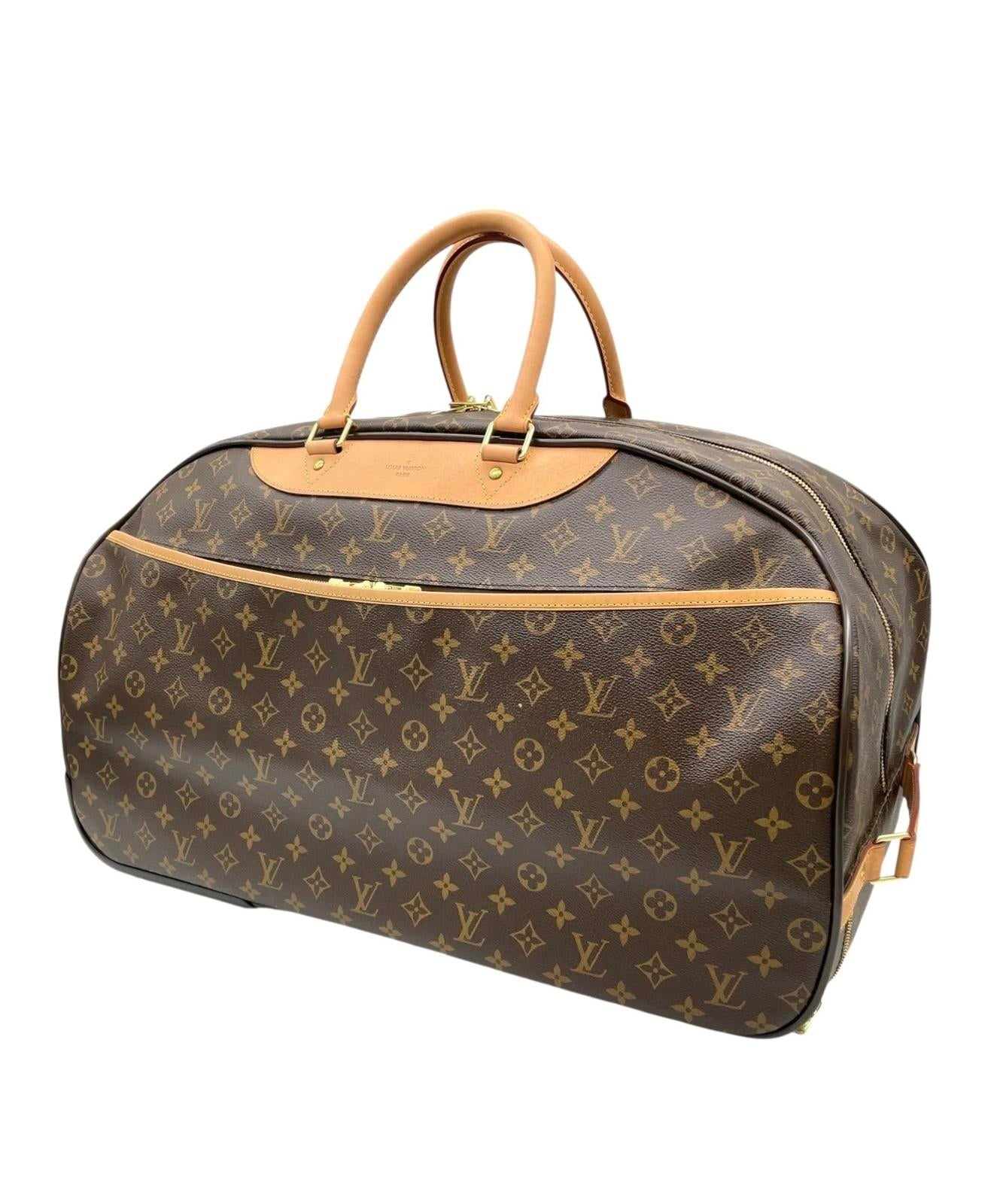 Auth Louis Vuitton Monogram Eole 60 Boston Travel Bag