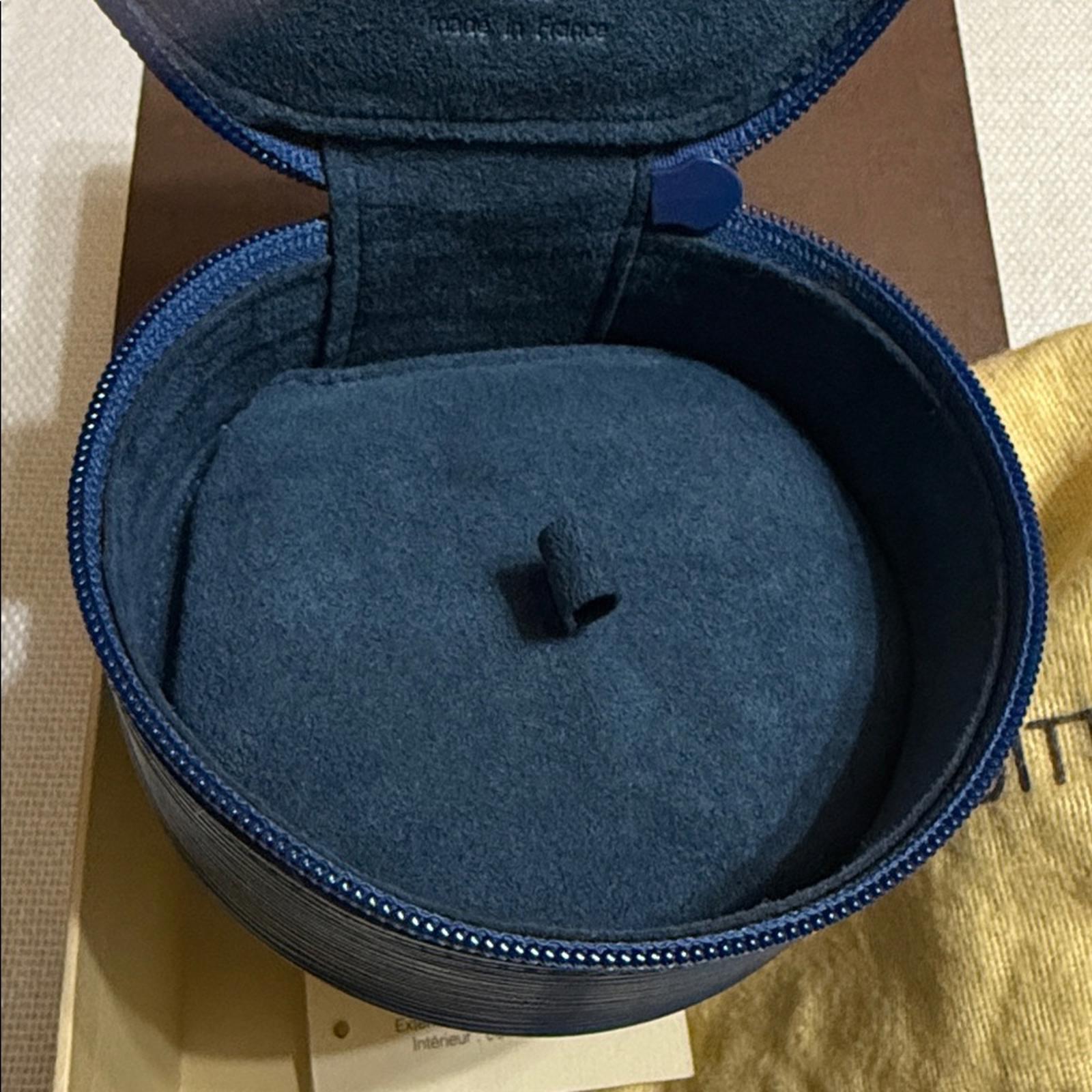 Louis Vuitton Large Blue Epi Leather Jewelry Case