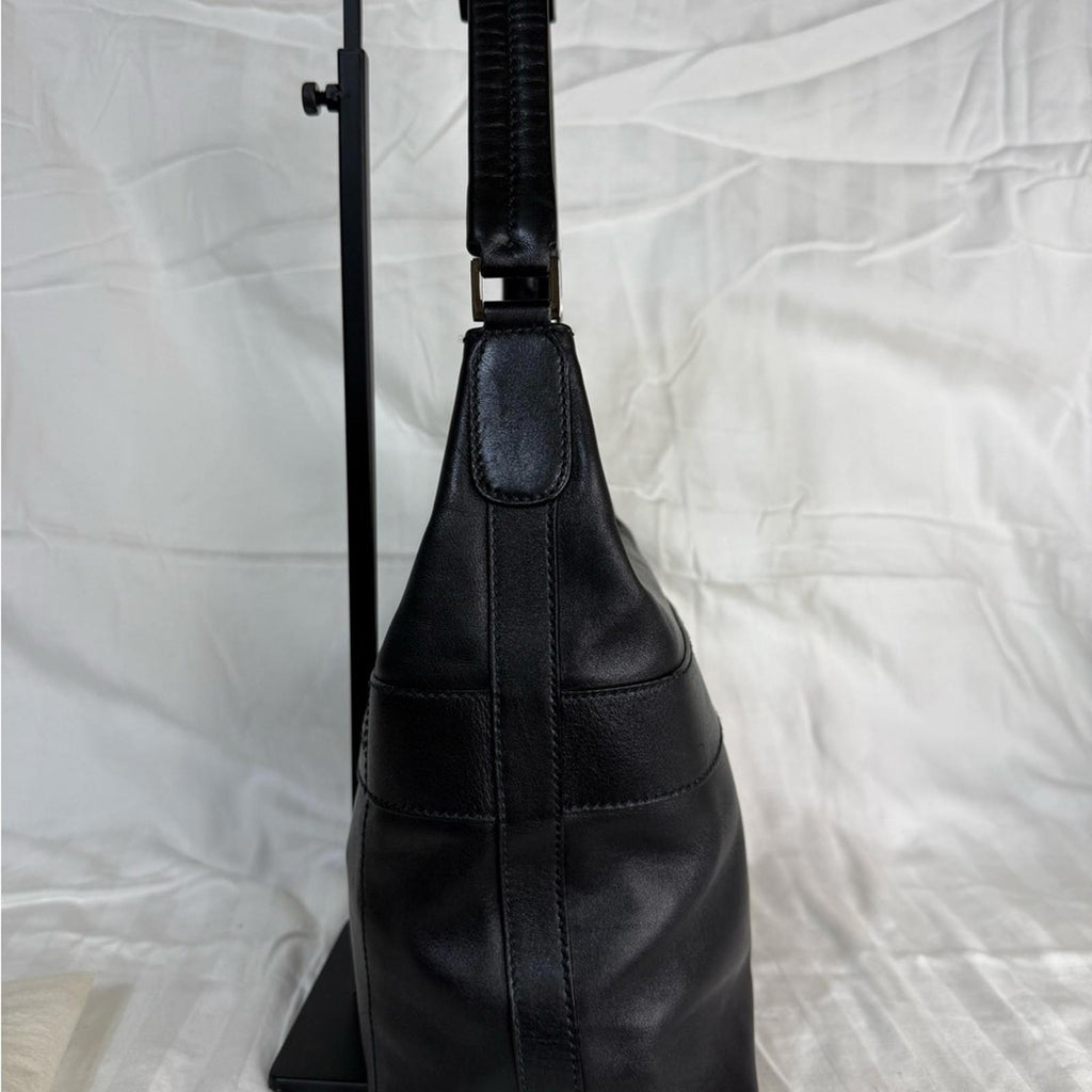 Gucci Black Leather Messenger Bag