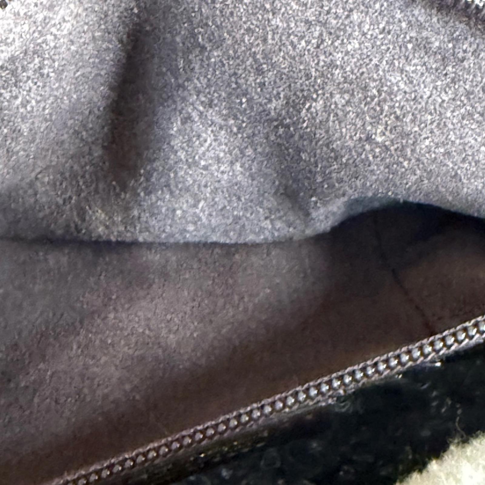 Salvatore Ferragamo Tan Suede Shearling Tote