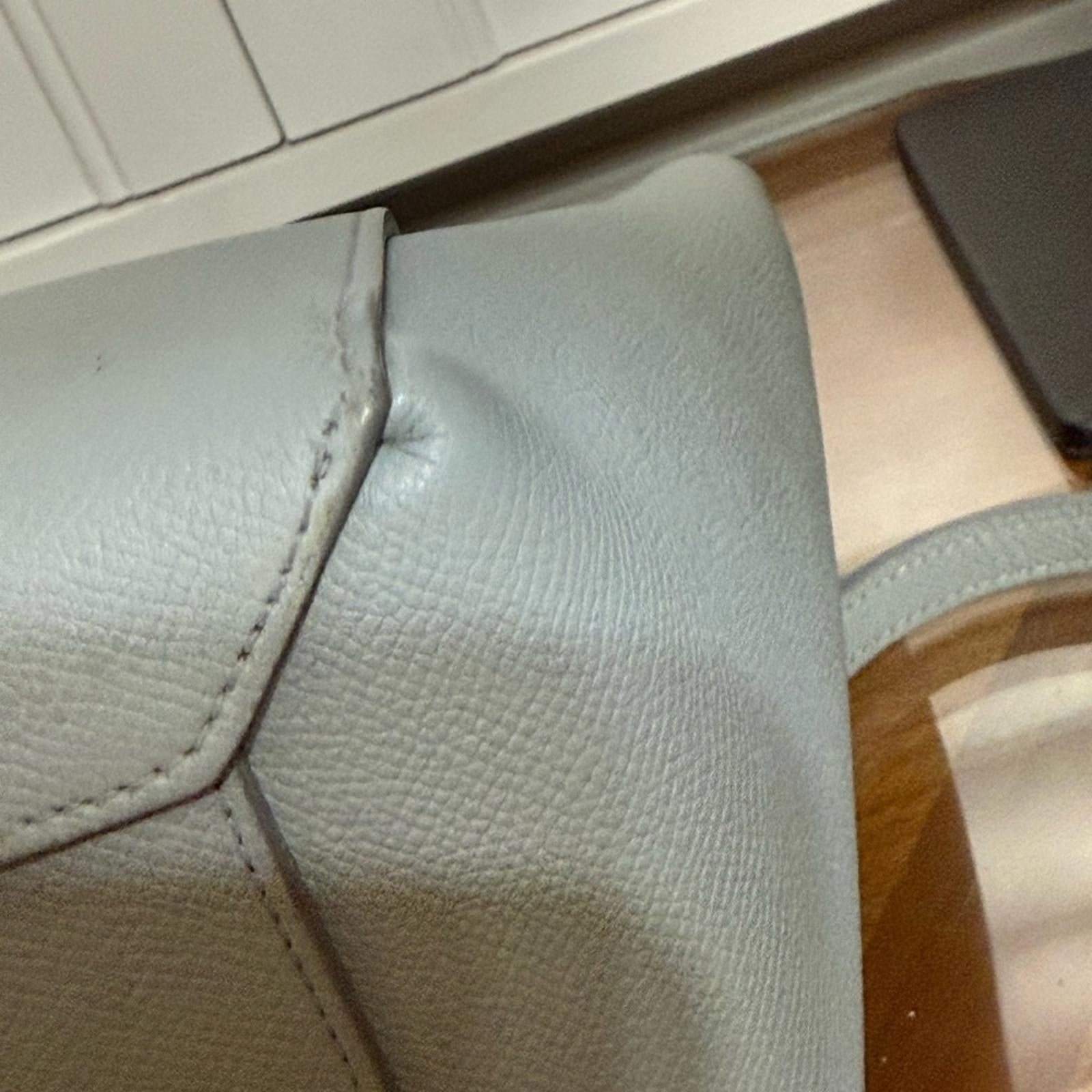 Celine Gray Leather Micro Belt Bag