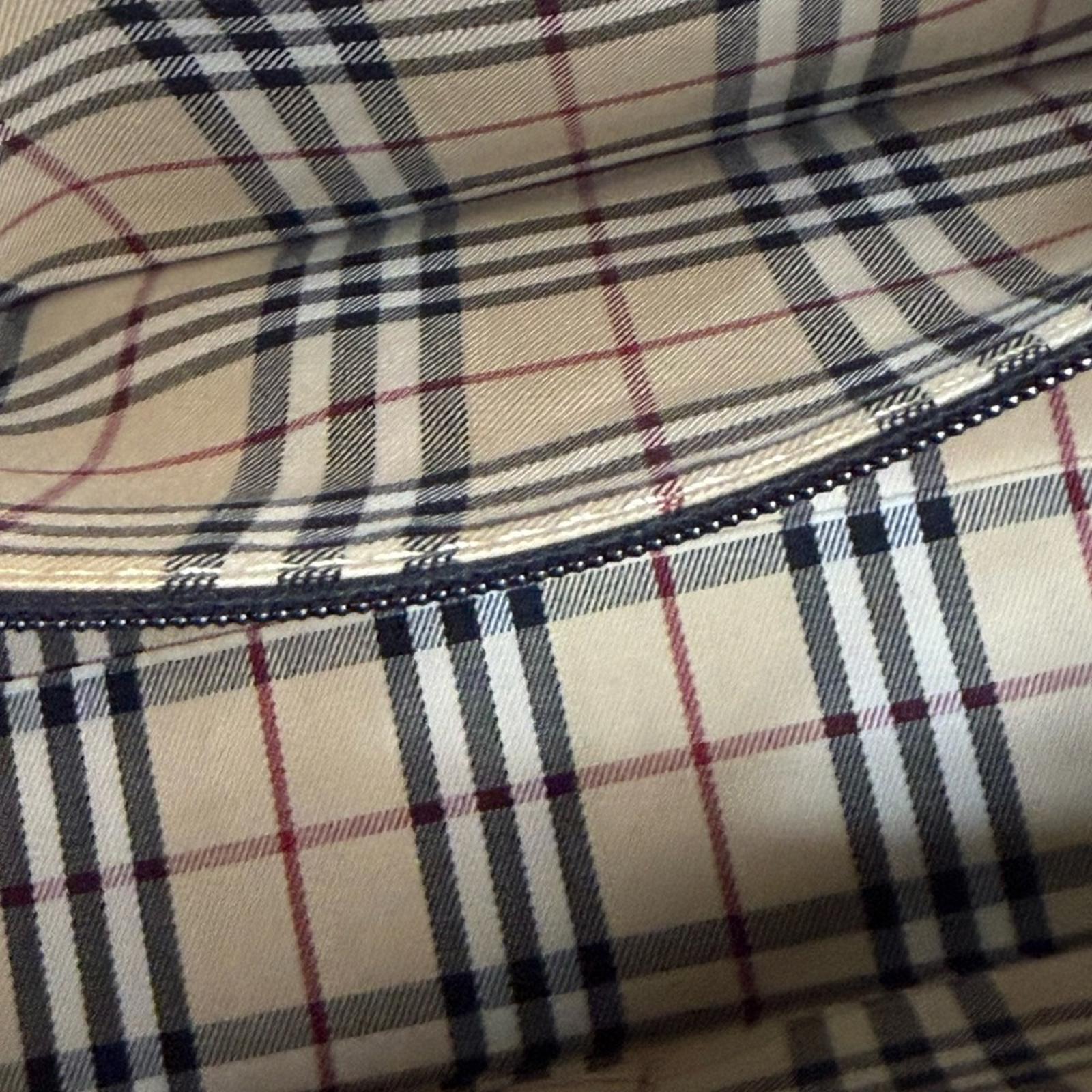 Burberry Black Leather Tote and Wallet Set