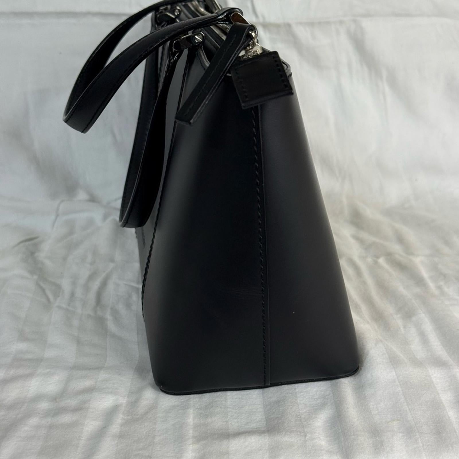 Burberry Black Leather Tote and Wallet Set