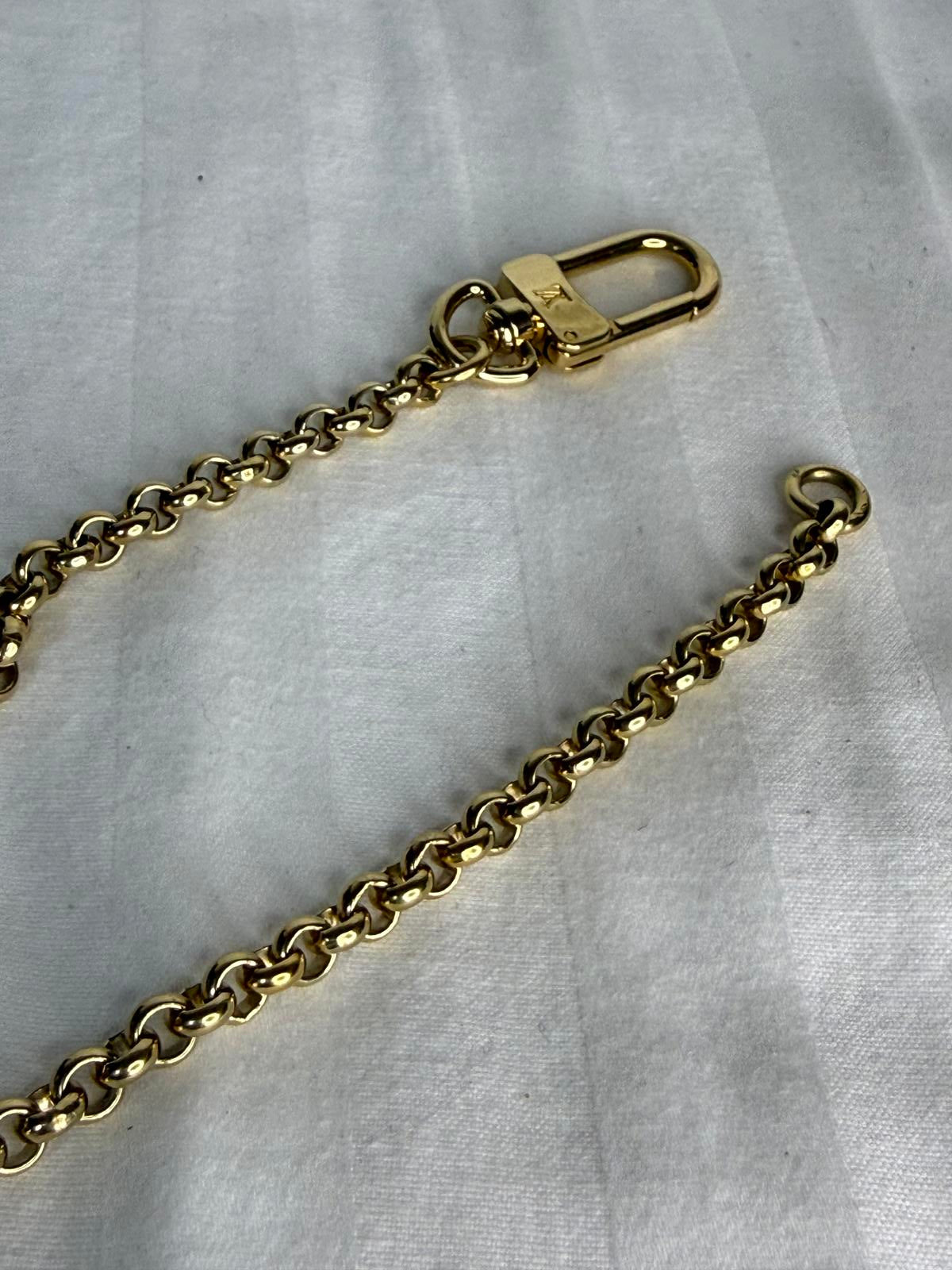 Louis Vuitton Gold Wallet Chain