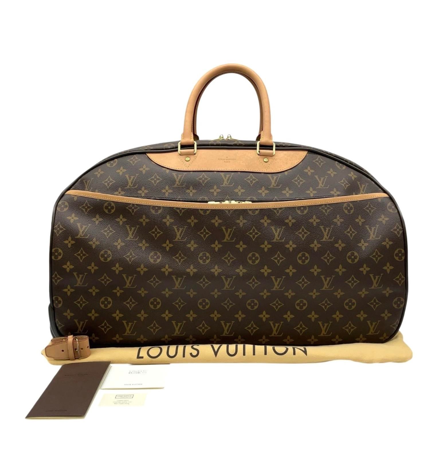 Auth Louis Vuitton Monogram Eole 60 Boston Travel Bag