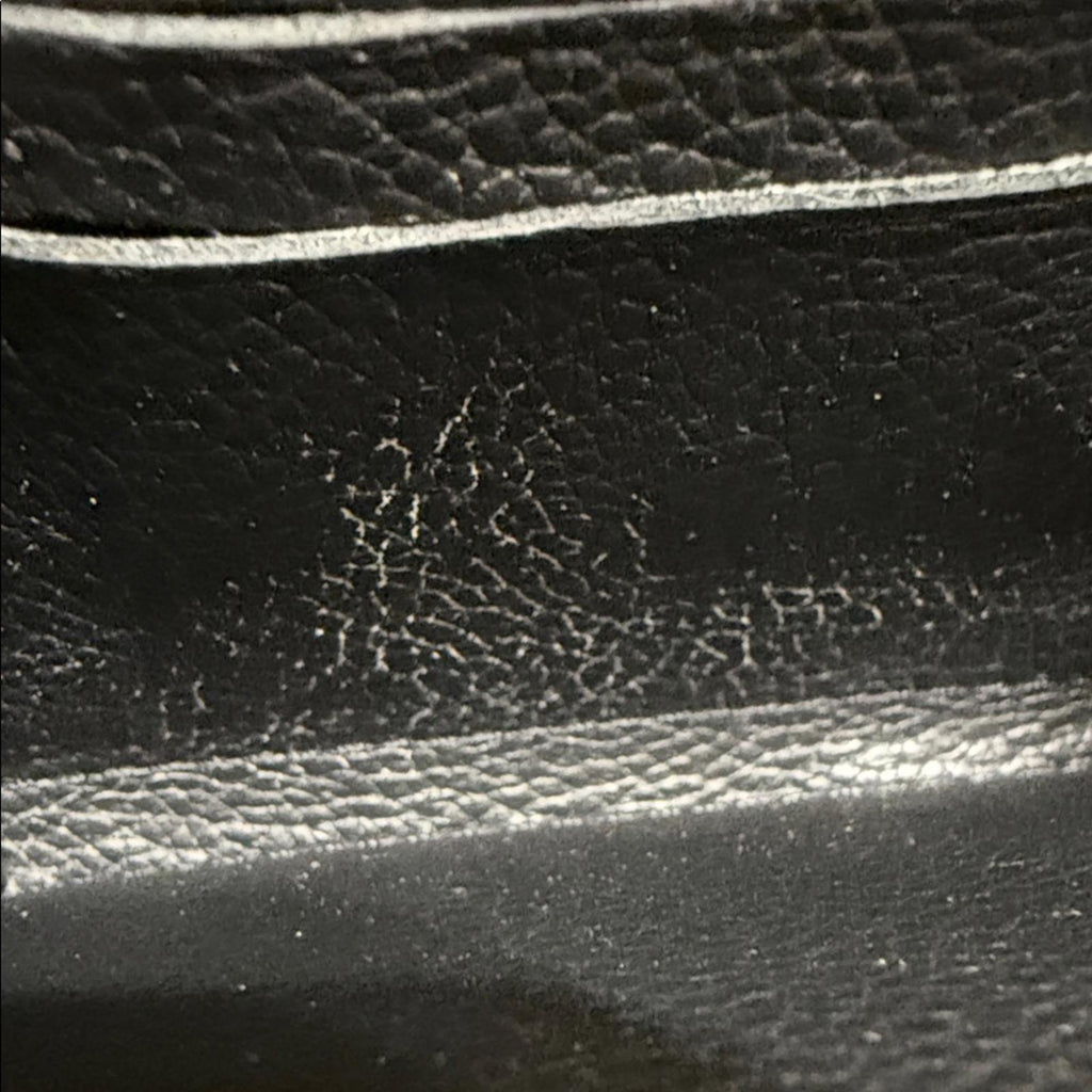 Louis Vuitton Black Leather Compact Wallet