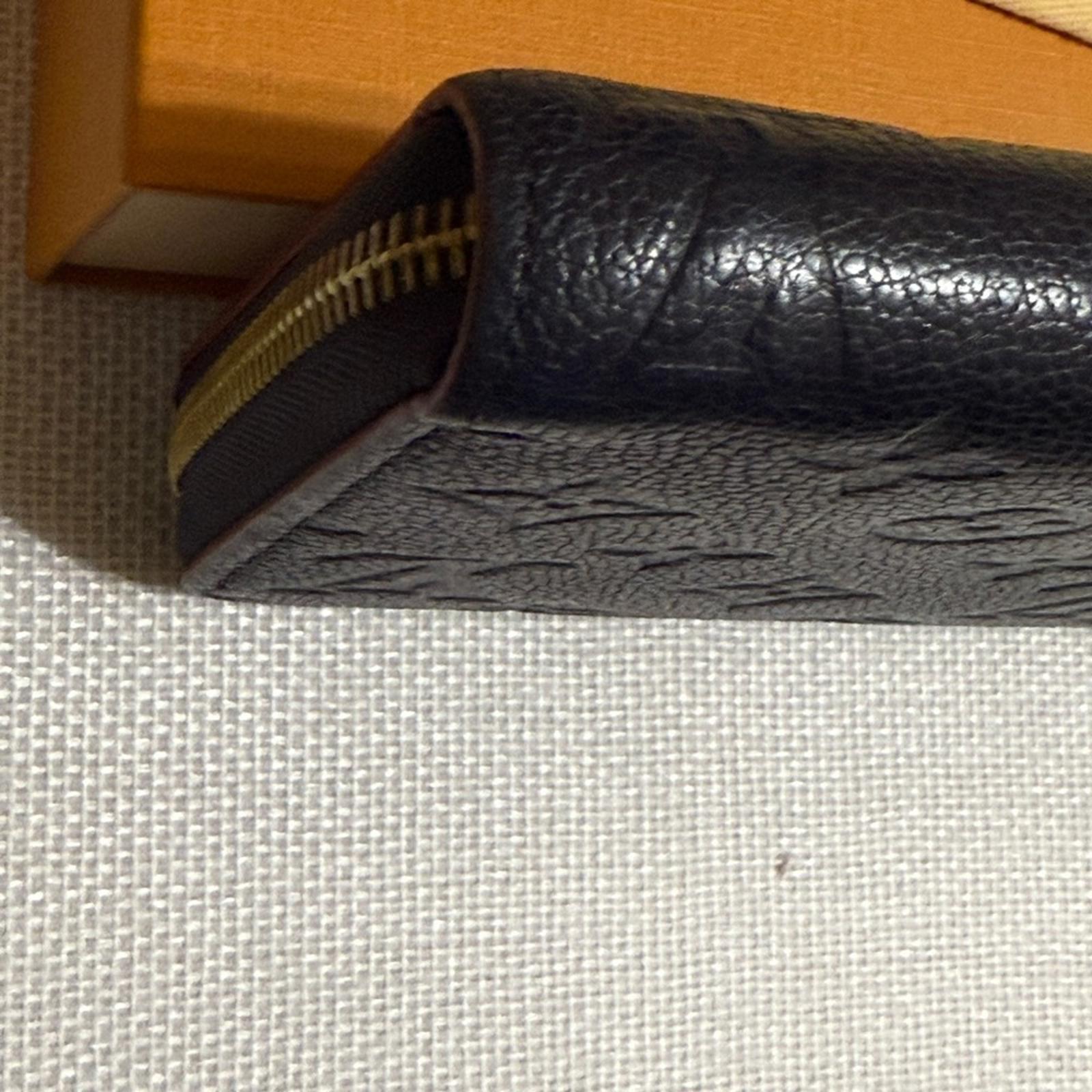 Louis Vuitton Marine (Navy) Rouge Empreinte Zippy Long Wallet