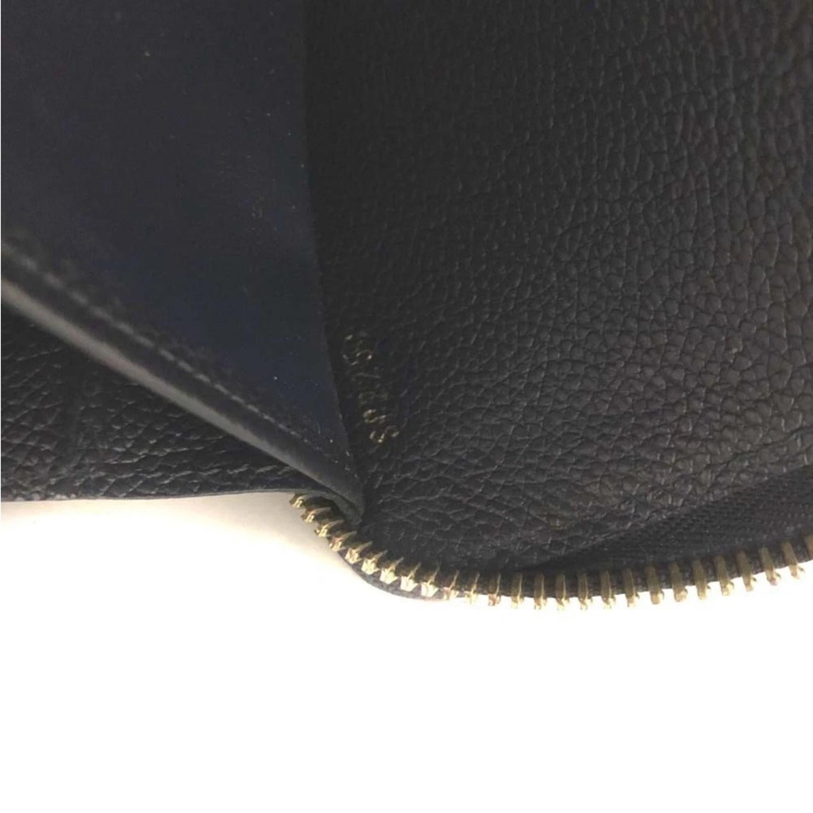 Louis Vuitton Marine (Navy) Rouge Empreinte Zippy Long Wallet