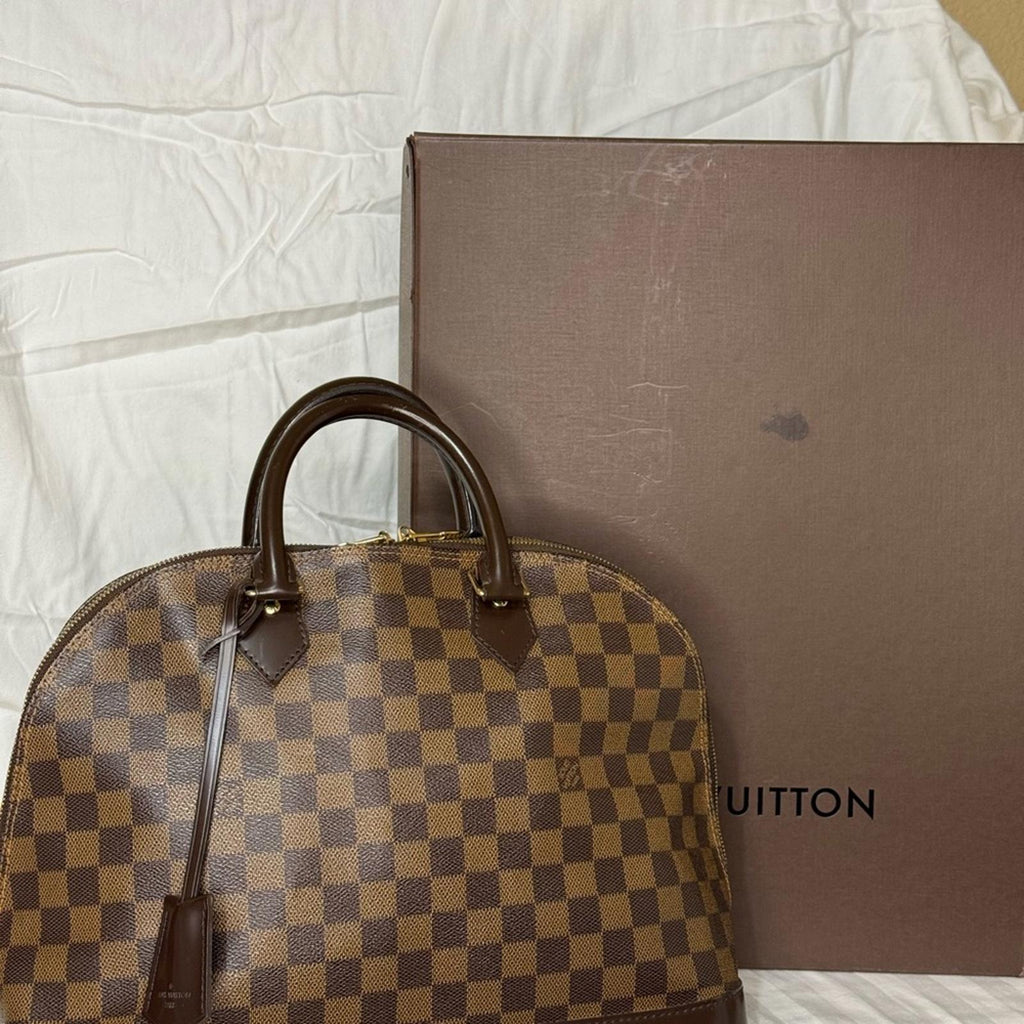 Louis Vuitton Damier Alma MM 2 Way Bag