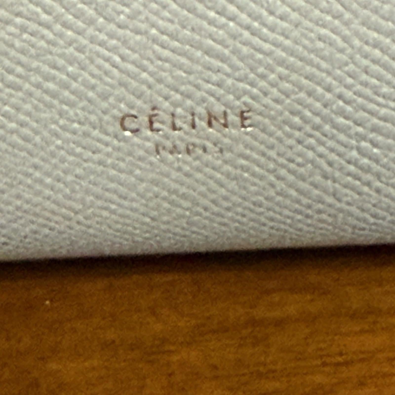 Celine Gray Leather Micro Belt Bag