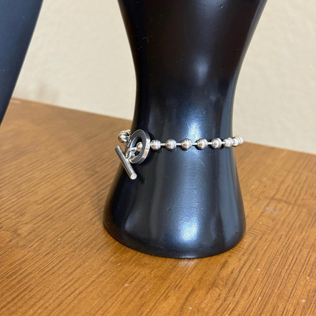 Gucci Silver Beaded Bracelet