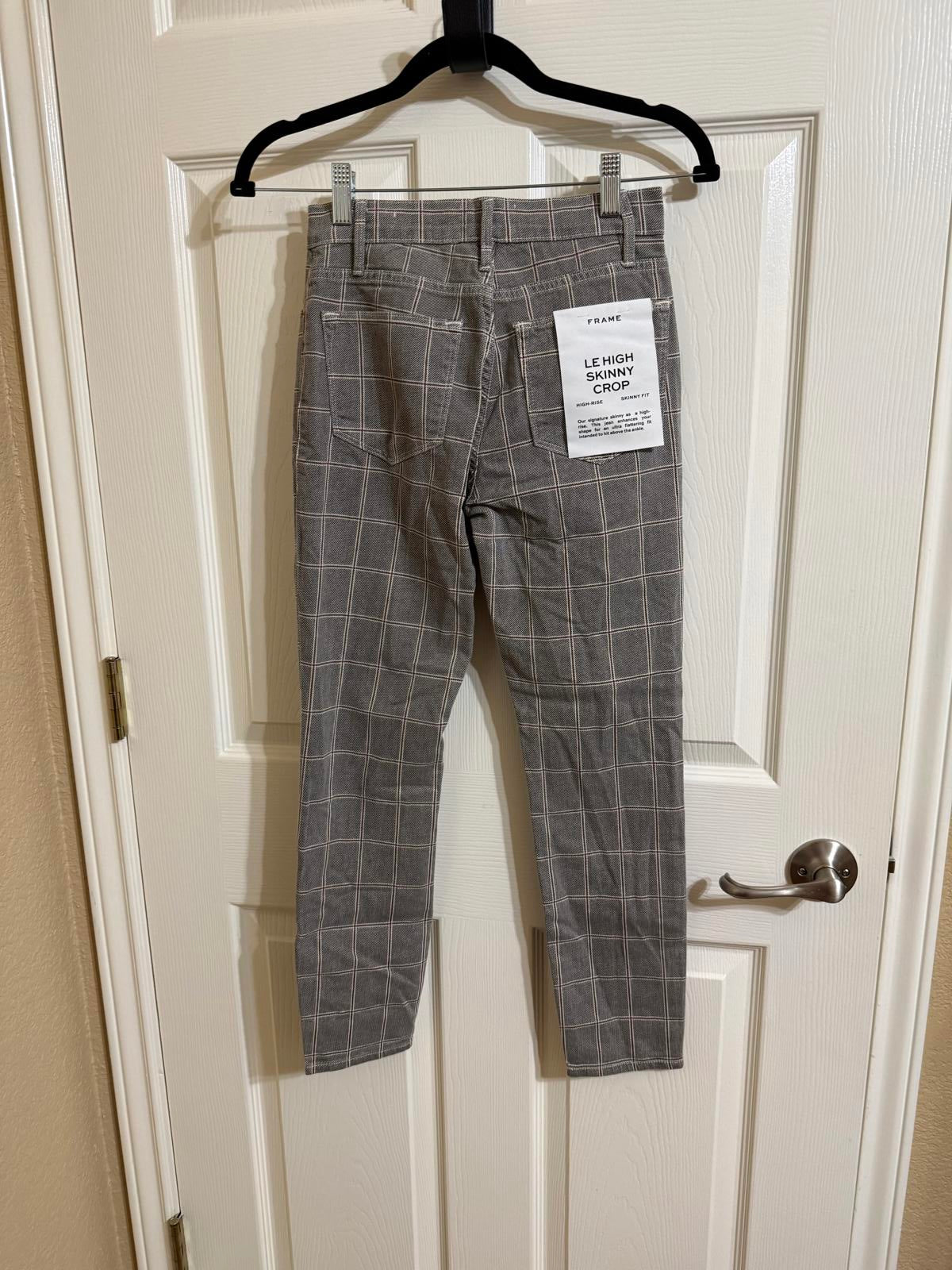 New Frame Le High Skinny Cropped Jeans