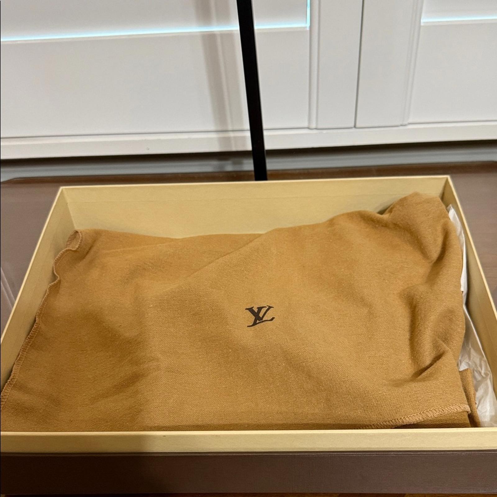 New Louis Vuitton Neverfull Pochette Monogram Piment Pouch