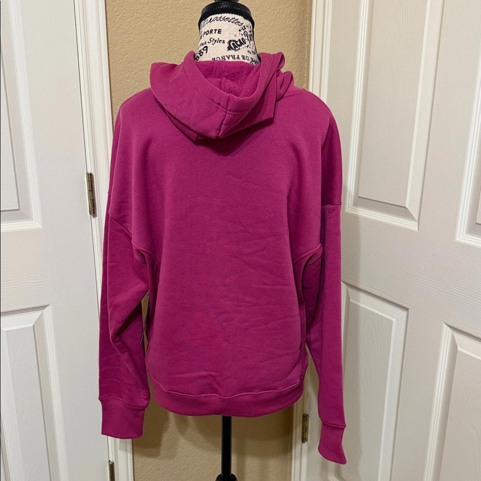 New Bebe Sport Women's Magenta Hoodie 1X