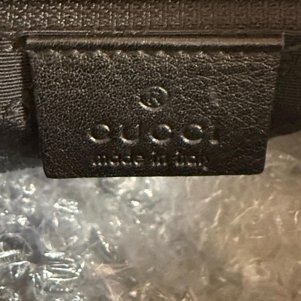 Gucci Black Leather Messenger Bag