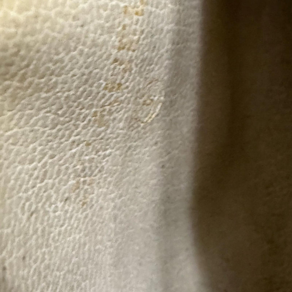 Vintage CHANEL Black Leather Logo Pouch