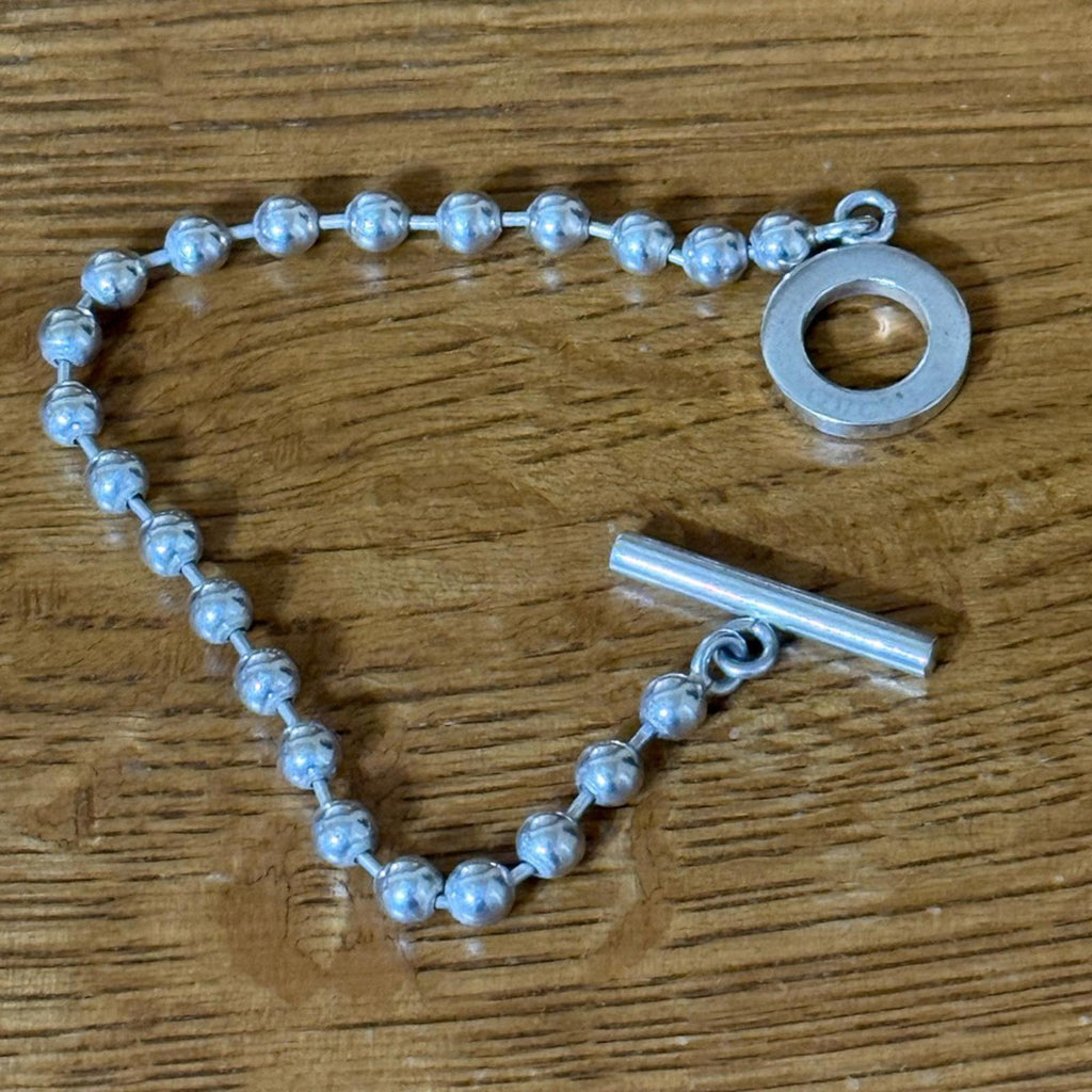 Gucci Silver Beaded Bracelet