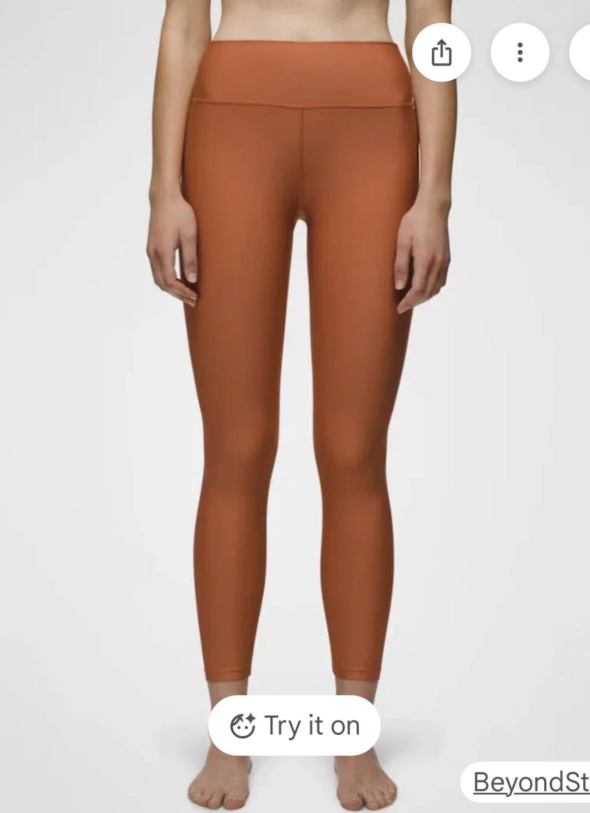 New Prana Sculpt 7/8 Legging in Terracotta Size L