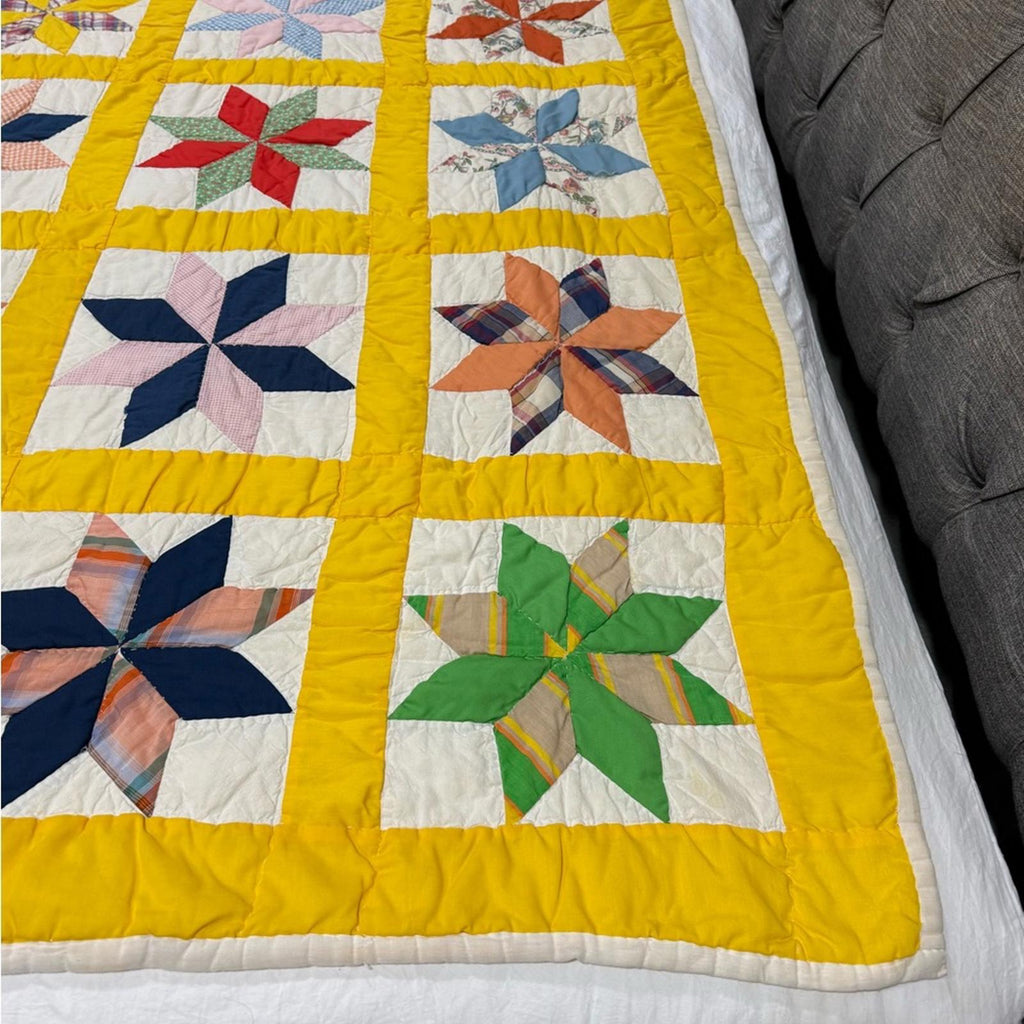 Handmade 8 Point Star Quilt