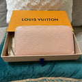 Louis Vuitton Pink Epi Zippy Wallet