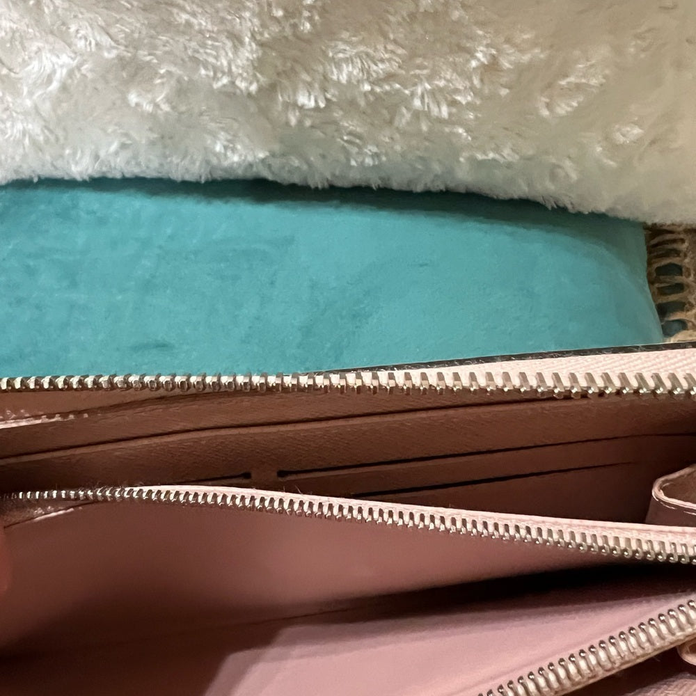Louis Vuitton Pink Epi Zippy Wallet