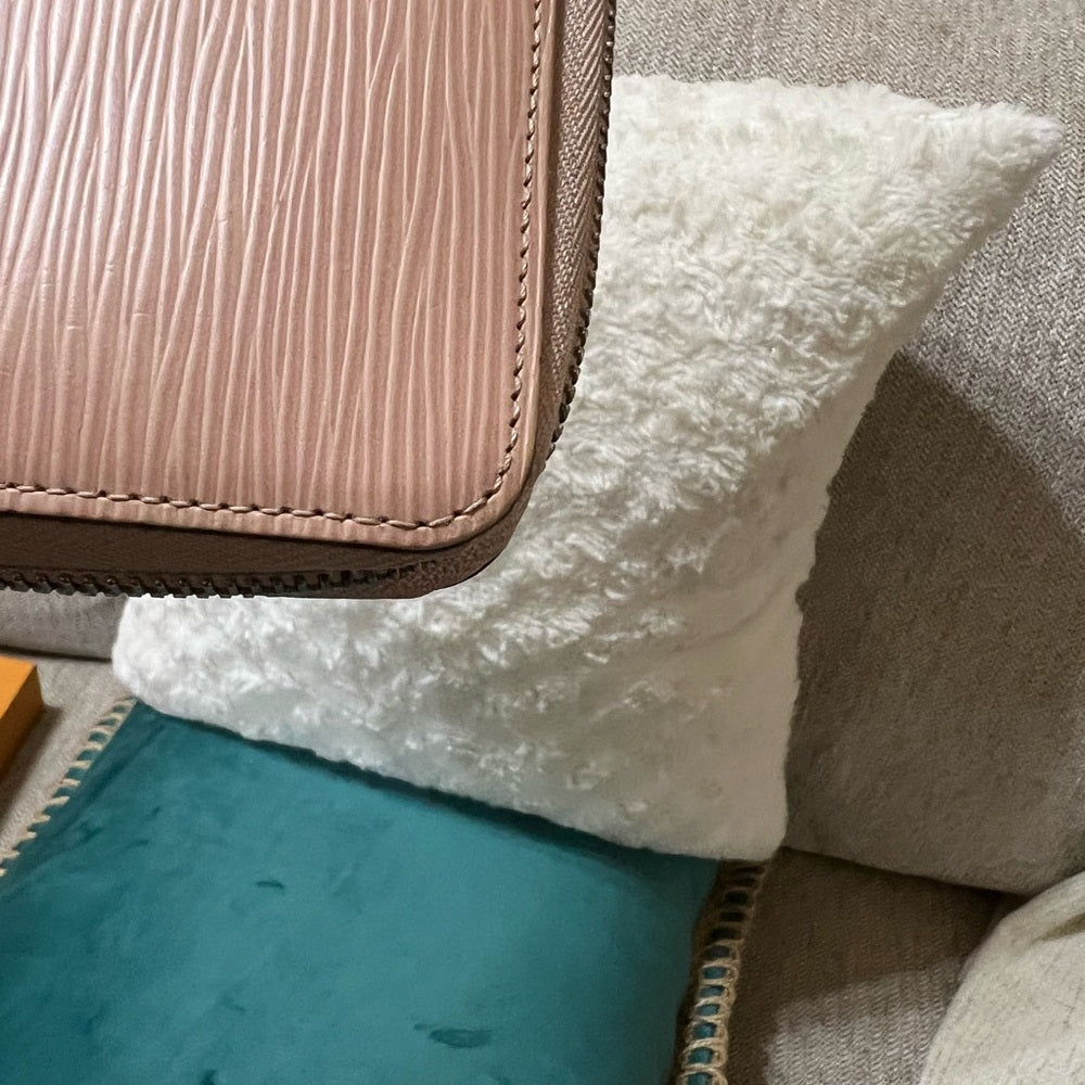 Louis Vuitton Pink Epi Zippy Wallet