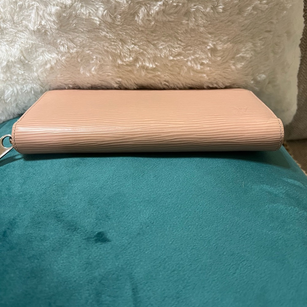 Louis Vuitton Pink Epi Zippy Wallet