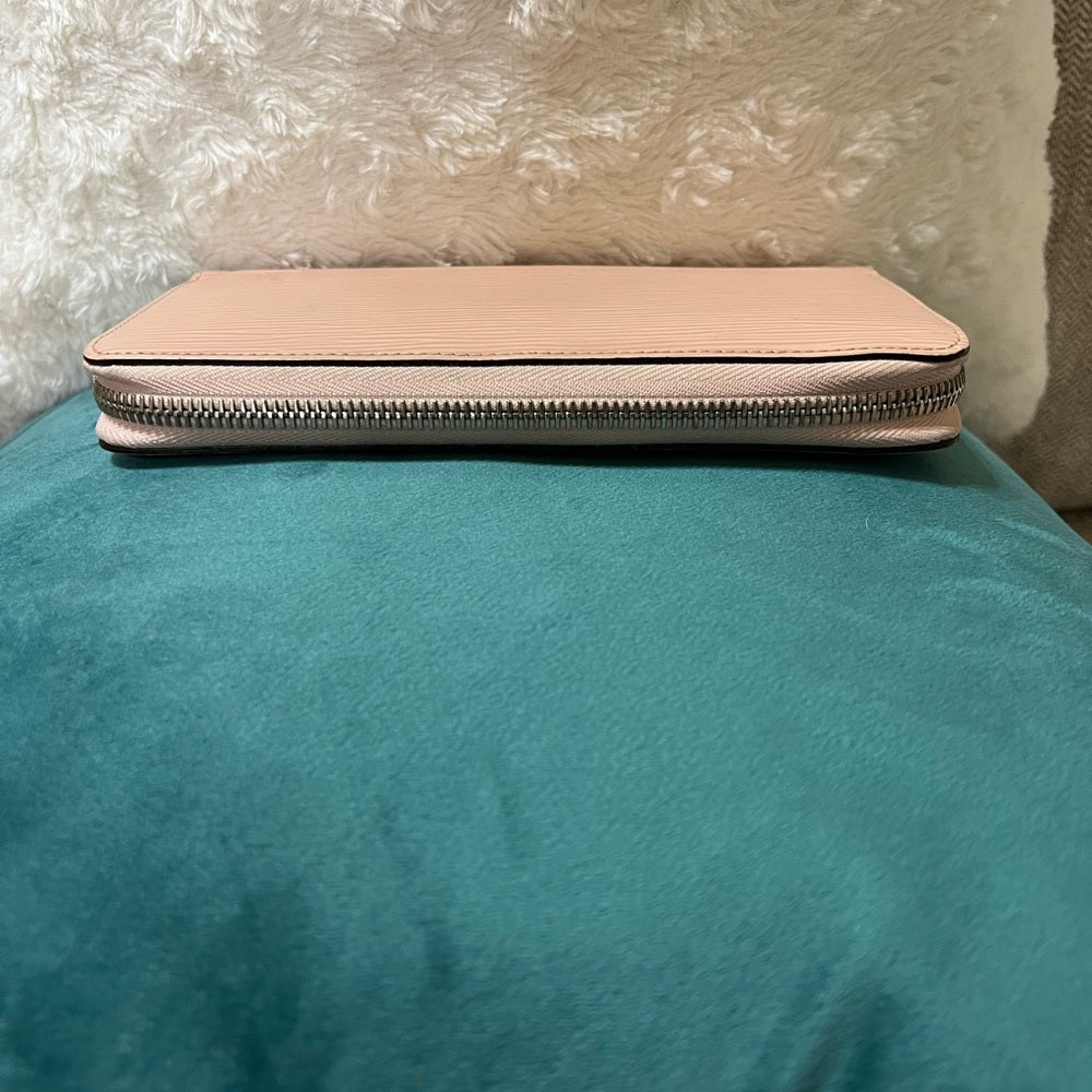 Louis Vuitton Pink Epi Zippy Wallet