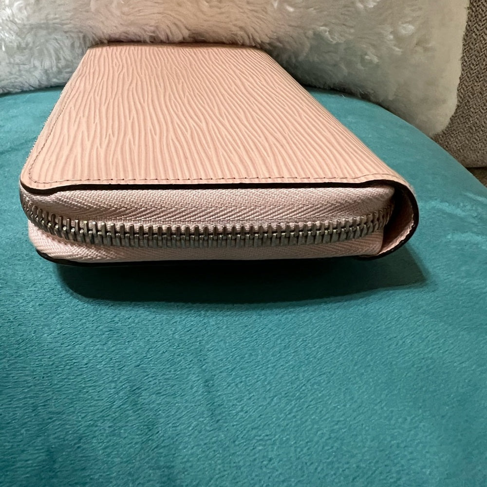 Louis Vuitton Pink Epi Zippy Wallet