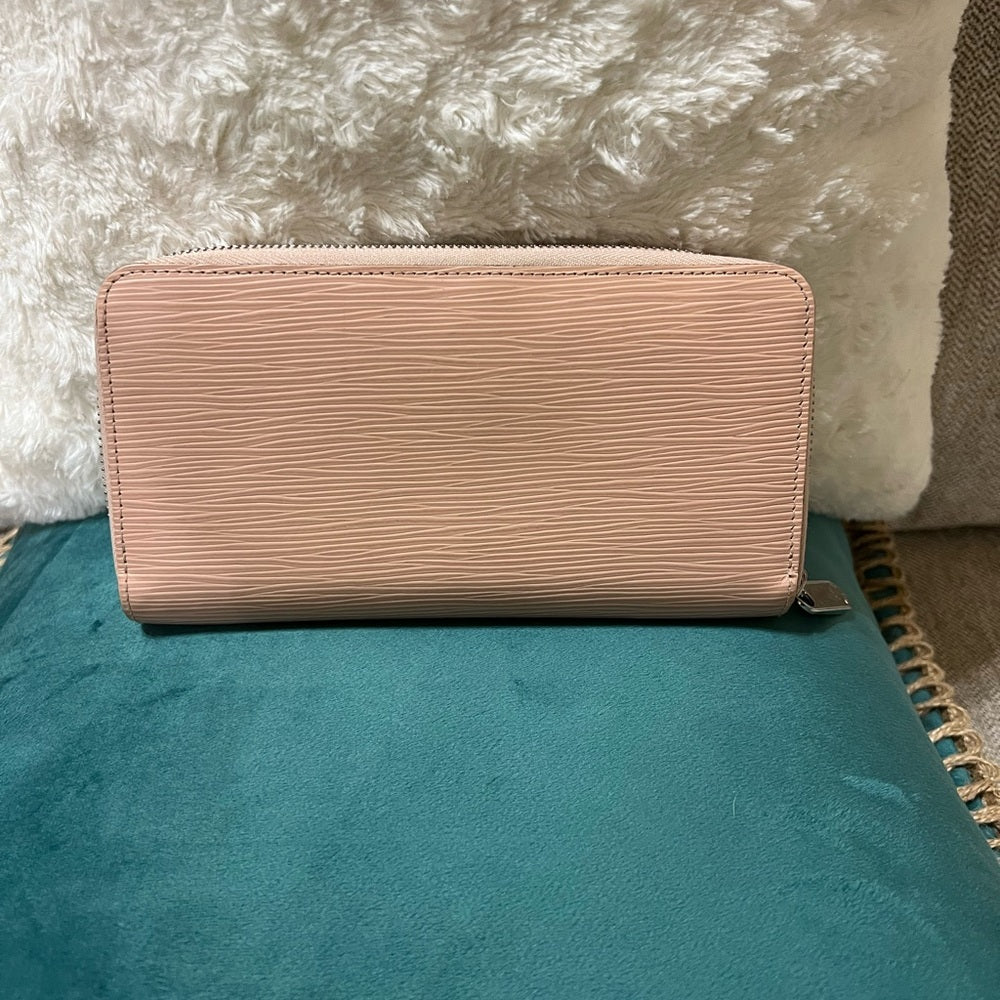Louis Vuitton Pink Epi Zippy Wallet