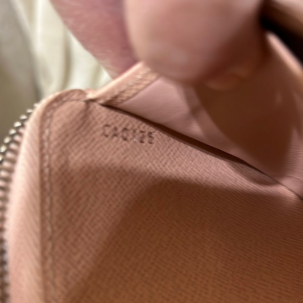 Louis Vuitton Pink Epi Zippy Wallet