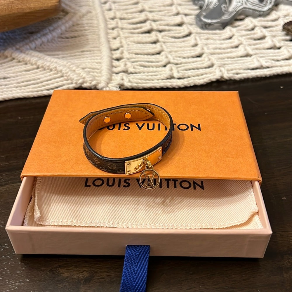 Louis Vuitton Authentic Monogram Logomania Bracelet