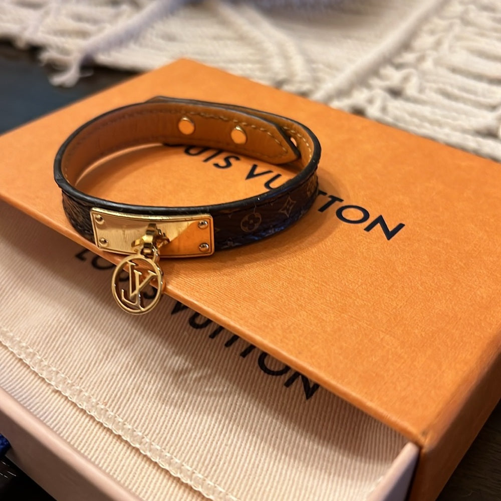 Louis Vuitton Authentic Monogram Logomania Bracelet