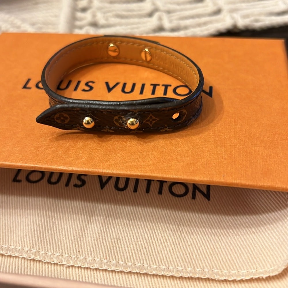 Louis Vuitton Authentic Monogram Logomania Bracelet