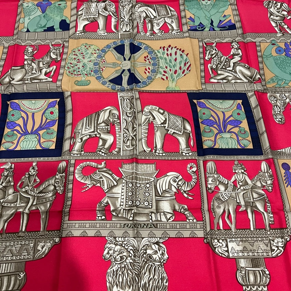 Hermes Torana 100% Silk Carre 90 Scarf bundle