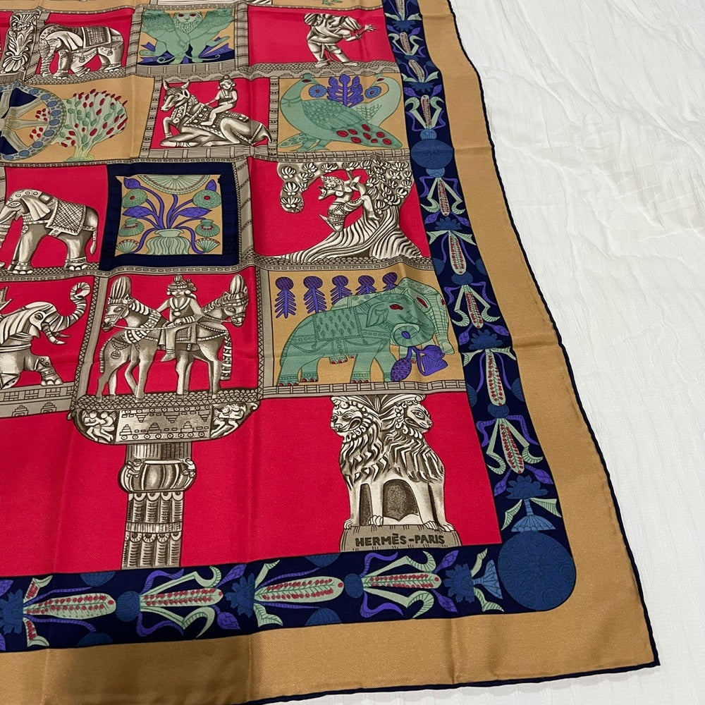 Hermes Torana 100% Silk Carre 90 Scarf bundle