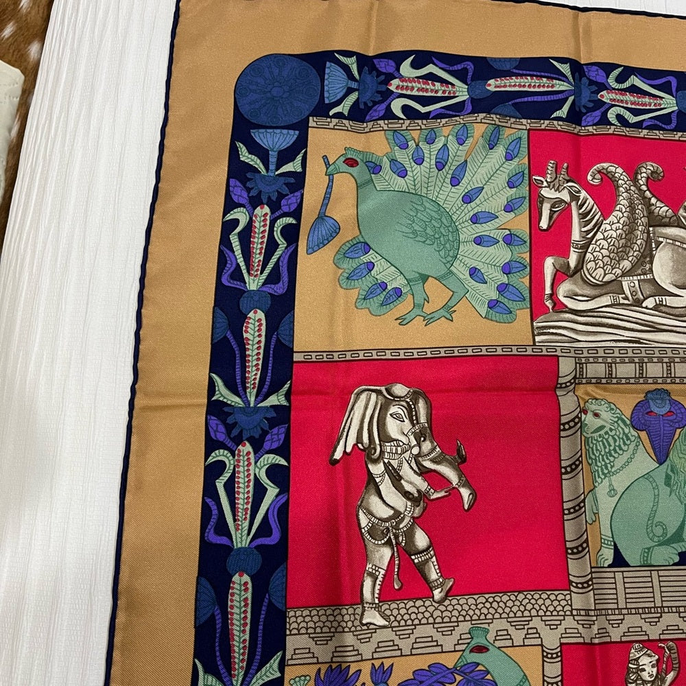 Hermes Torana 100% Silk Carre 90 Scarf bundle