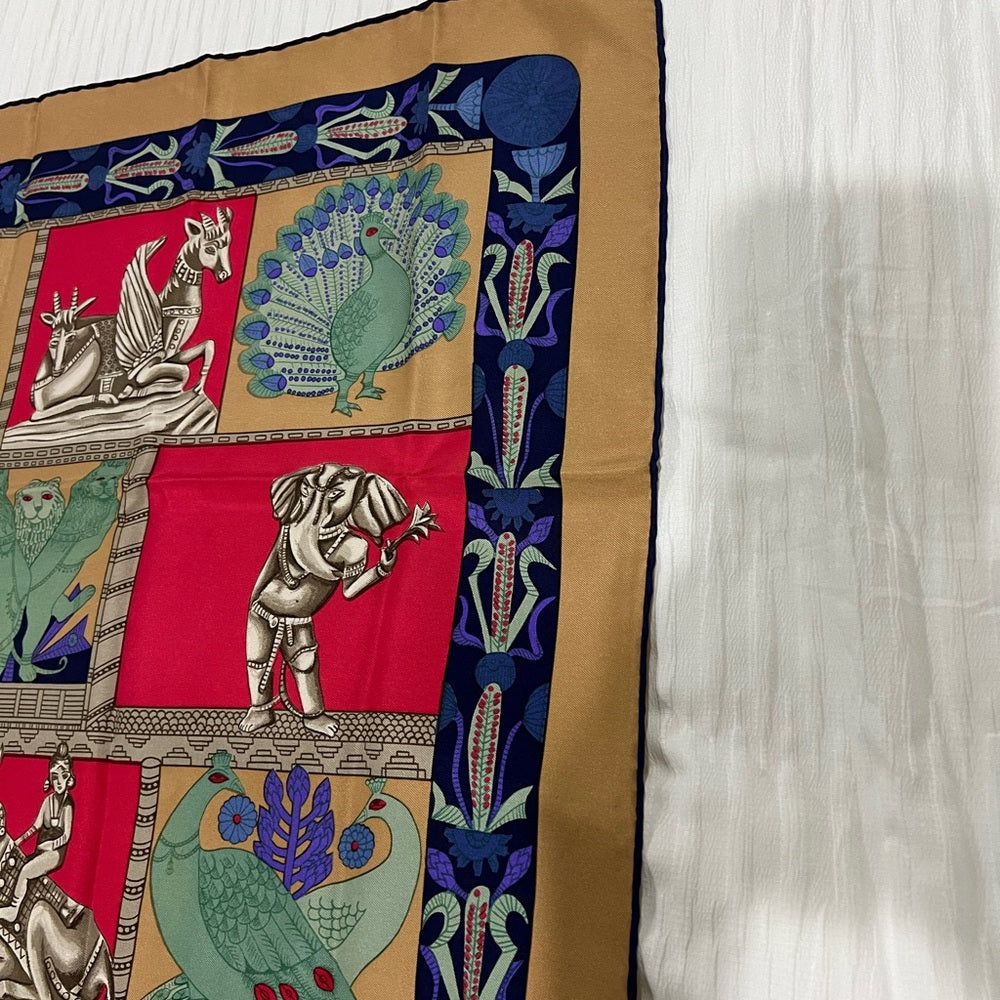 Hermes Torana 100% Silk Carre 90 Scarf bundle