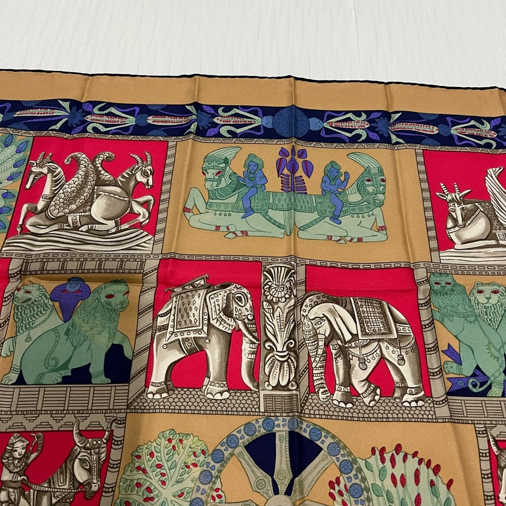 Hermes Torana 100% Silk Carre 90 Scarf bundle