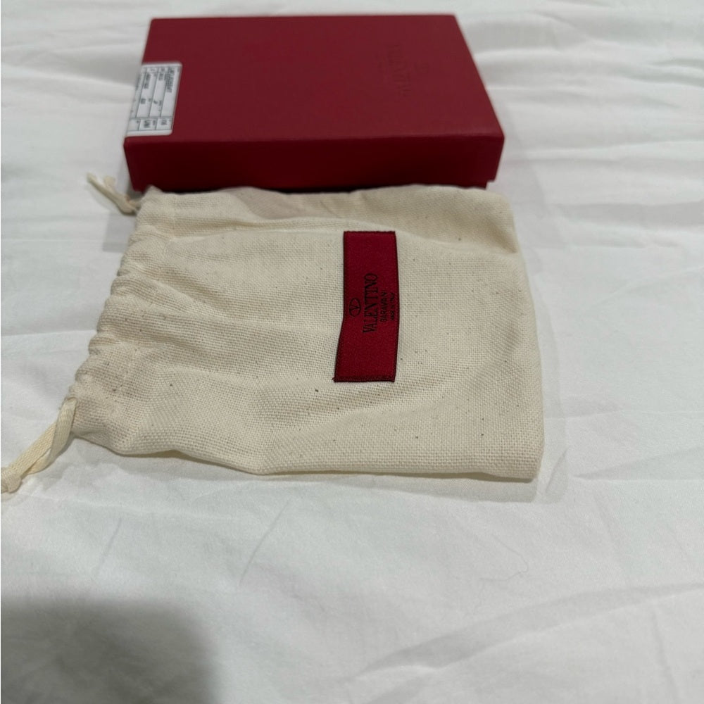 Valentino Garavani Rock Stud Grey Wallet Full Set