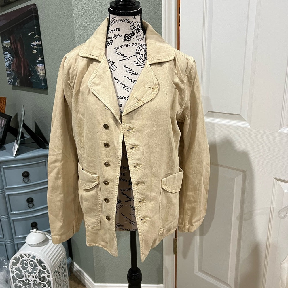 New Free People Cotton/Linen SR Jacket