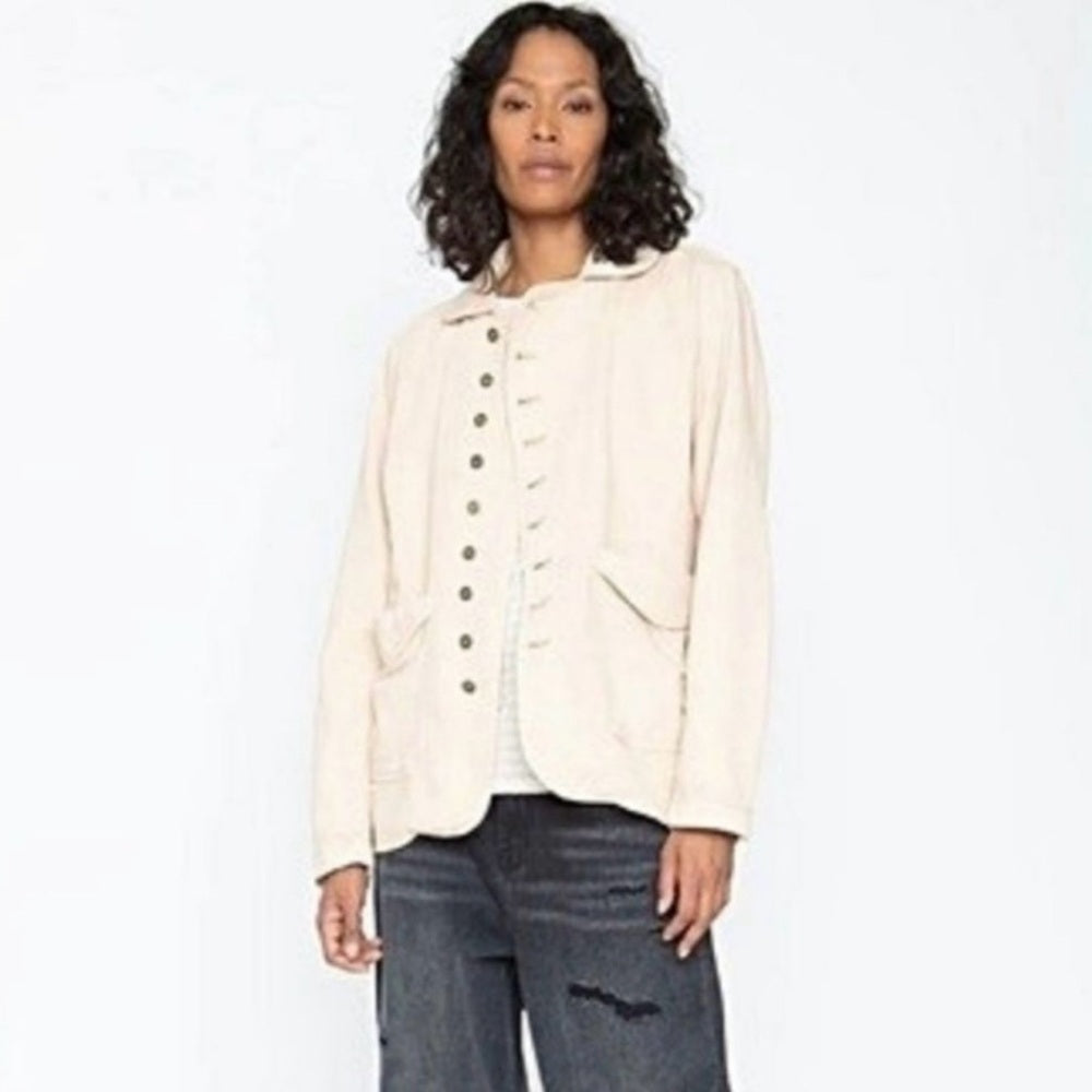New Free People Cotton/Linen SR Jacket