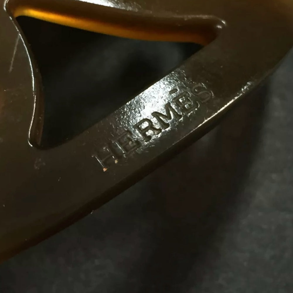 Hermes Buffalo Horn Rocaille Hair Accessory