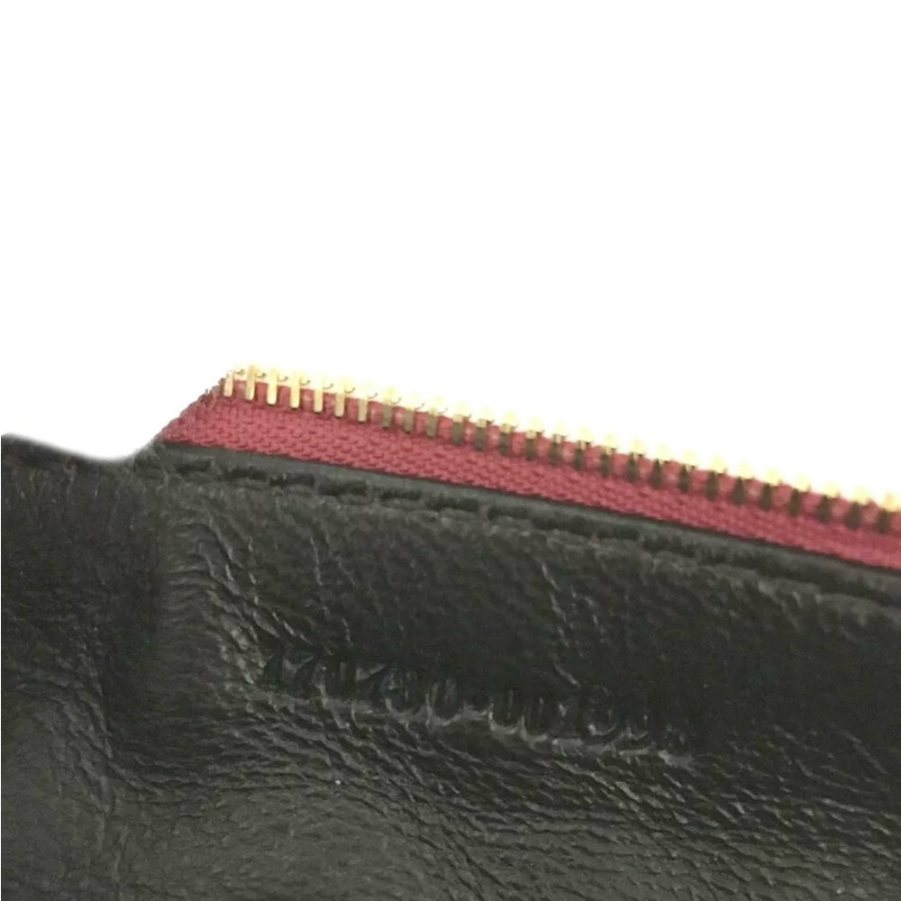 Gucci Micro Guccissima Red Leather Pen/Makeup Brush Case