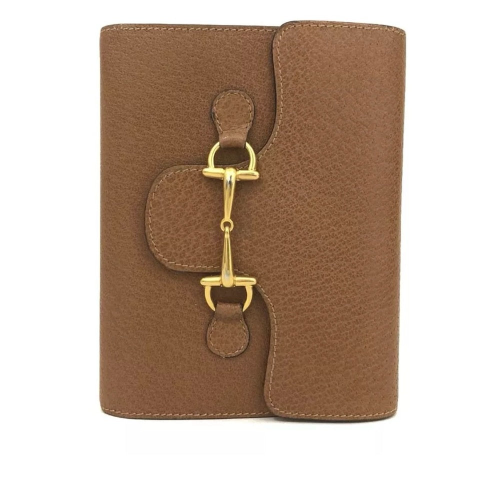New GUCCI Horse Bit Leather Notebook Cover Set