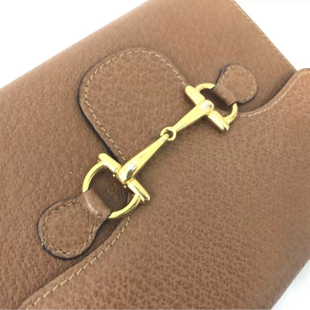 New GUCCI Horse Bit Leather Notebook Cover Set