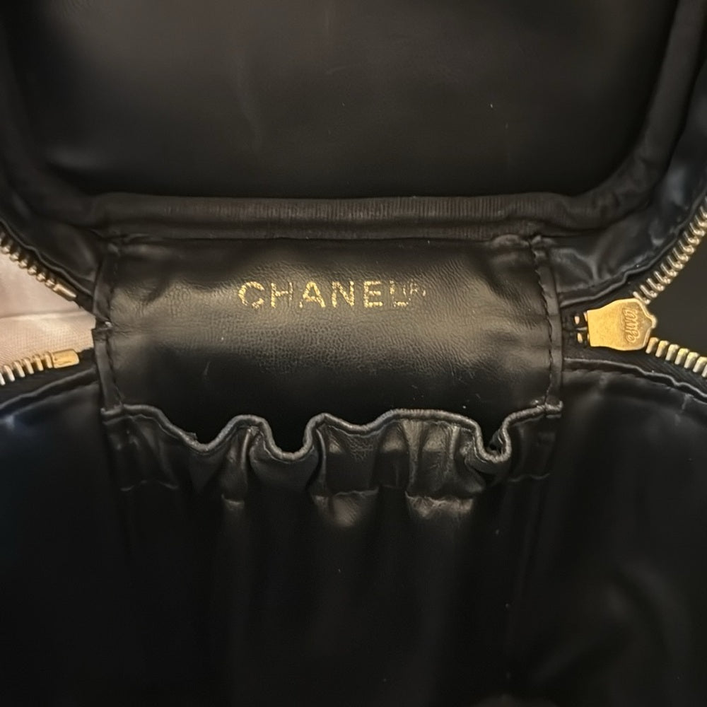 Chanel Caviar Leather Vanity Bag