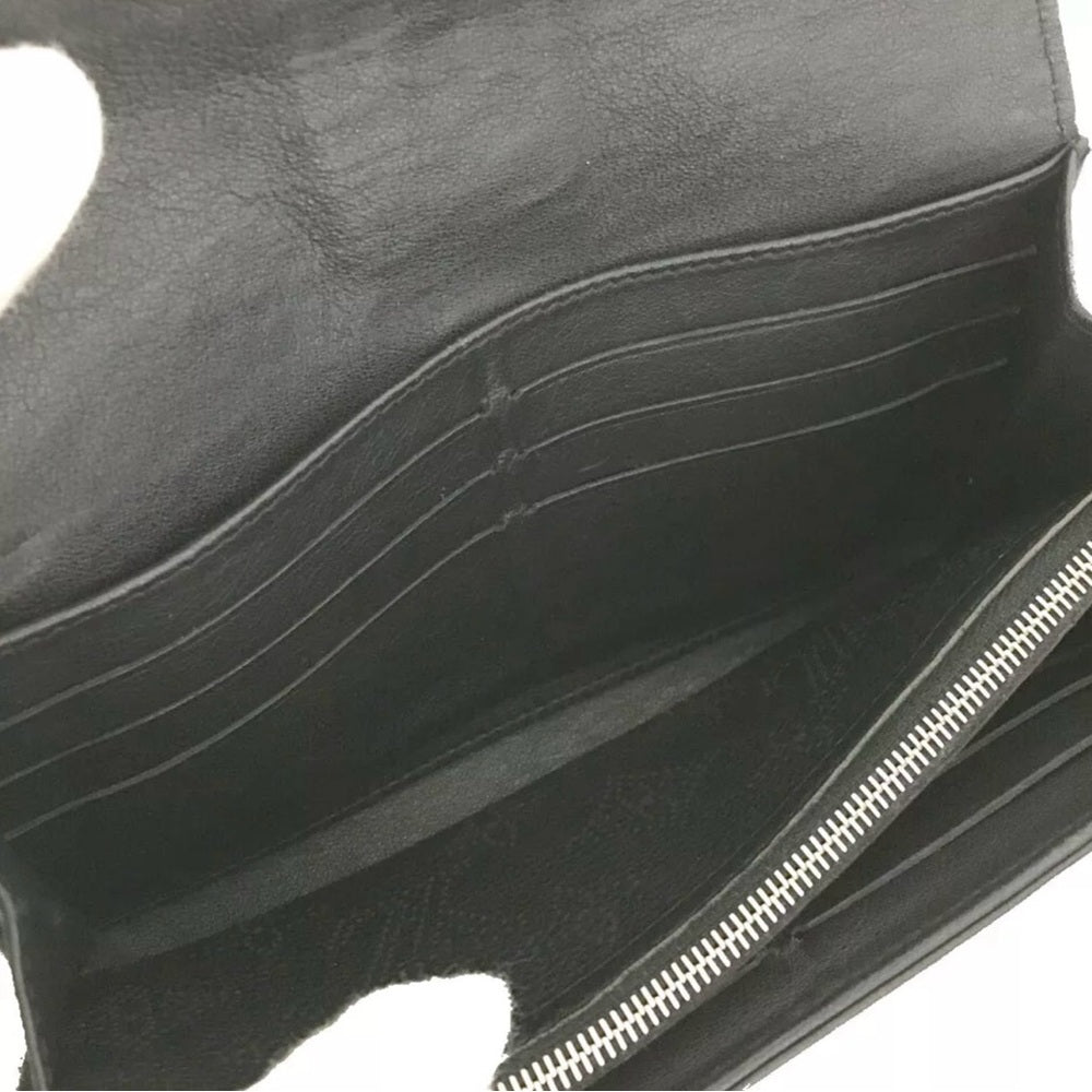 Louis Vuitton Black Mahina Iris Portefeuille Wallet