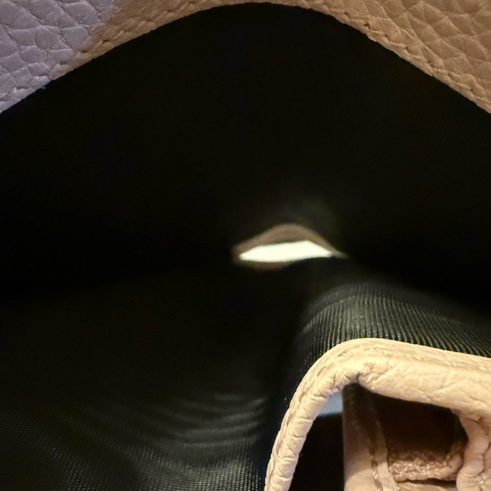 GUCCI New Animalier Bee Pink Leather Bifold Wallet